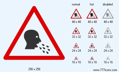 Infected Patient Warning Icon Images