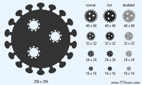 Influenza Virus Icon Images