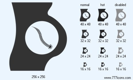 Intestinal Parasite Icon Images