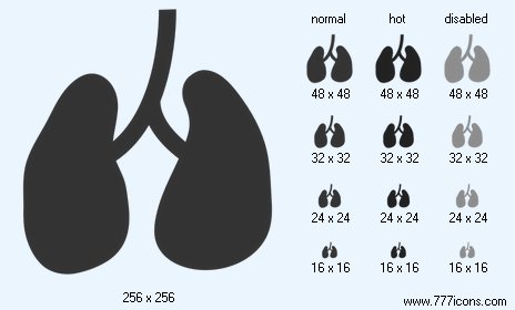 Lungs V2 Icon Images