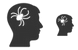 Mental parasite spider icons