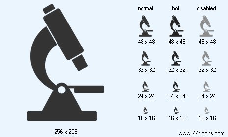 Microscope Icon Images
