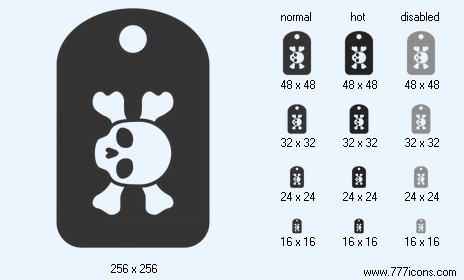Morgue Mark Icon Images