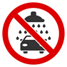 No Car Washing icon
