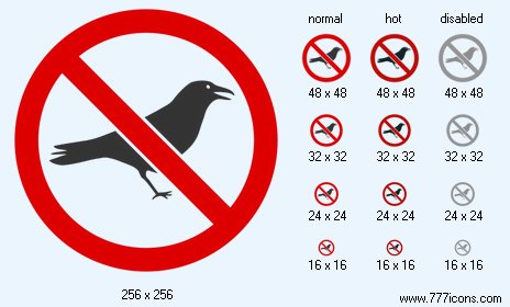 No Crow Icon Images