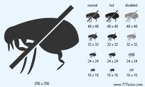 No Fleas Icon Images