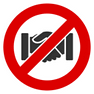 No Handshake icon