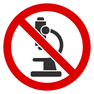 No Microscope icon