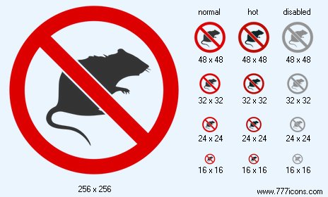 No Rats Icon Images