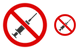 No syringe icons