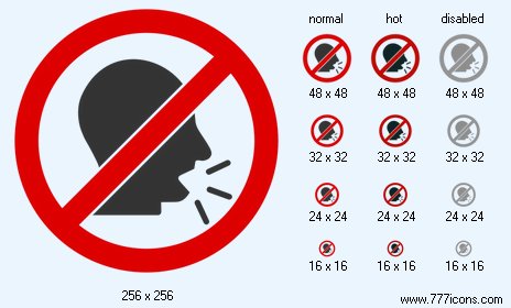 No Talking Icon Images
