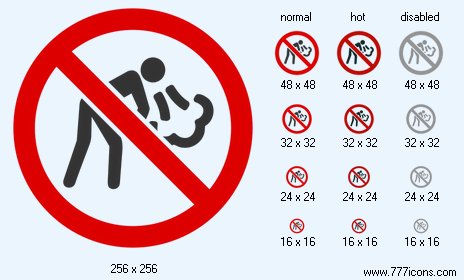 No Vomit Icon Images