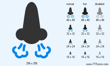 Nose Breath Icon Images