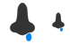 Nose flu icons