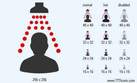Patient Disinfection Icon Images