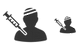 Patient vaccination icons