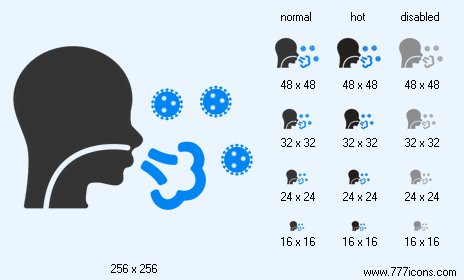 Patient Viruses Icon Images