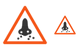 Respiratory infection warning icons