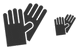 Rubber gloves icons