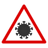 SARS Virus Warning icon