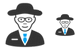 Scientist icons