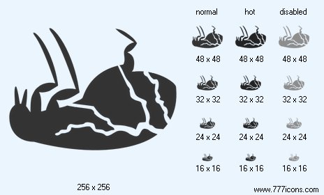 Sick Flea Icon Images