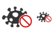 Stop infection icons