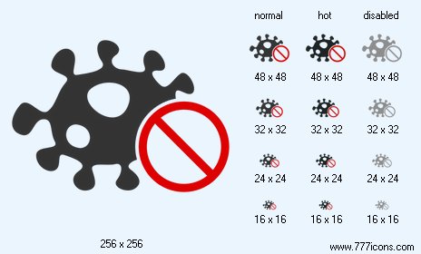 Stop Infection Icon Images