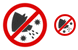 Stop swine flu icons