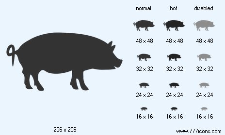 Swine Icon Images