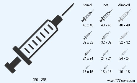 Syringe V2 Icon Images