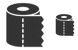 Toilet paper roll icons