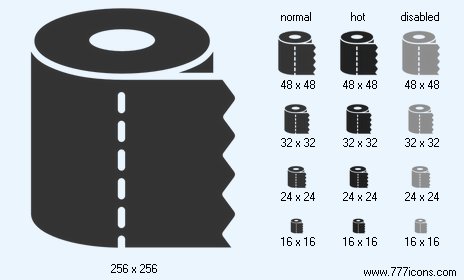 Toilet Paper Roll Icon Images