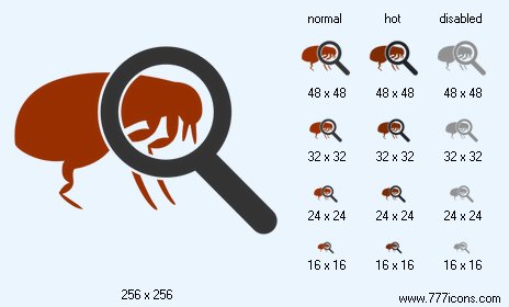 Total Flea Control Icon Images