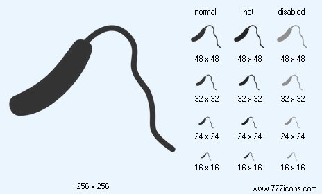 Vibrio Cholerae Icon Images