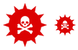 Viral toxin icons