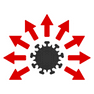 Virus Distribution icon