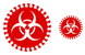 Virus hazard icons