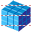 Blue cube icon