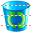 Empty dustbin icon