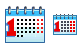 Calendar icons