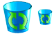 Empty dustbin icons