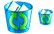 Full dustbin icons