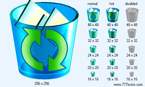 Full Dustbin Icon Images