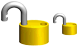 Open lock icons