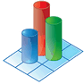 3D Bar Chart icon