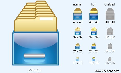 Card File Icon Images