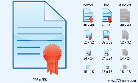 Certificate Icon Images