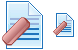 Clear document icons