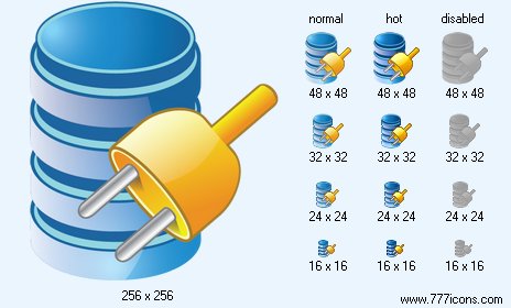 Connect Database Icon Images